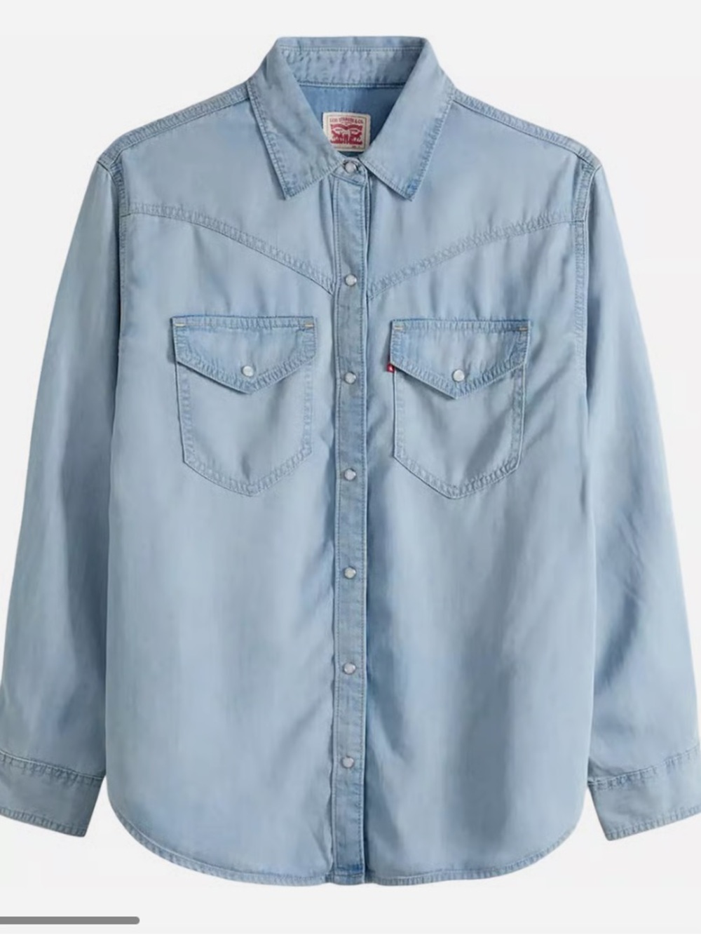 Levi's Sawyer Western Cowgirl Country Button Down Relaxed Long Sleeve Shirt XXL - Picture 5 of 15